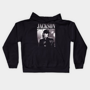 Janet Jackson Vintage King of Pop Kids Hoodie